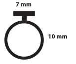 Neoprene Glazing Gasket M74 EPDM per 20 Metres