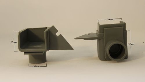 Gutter Outlet & Stop End 475/6